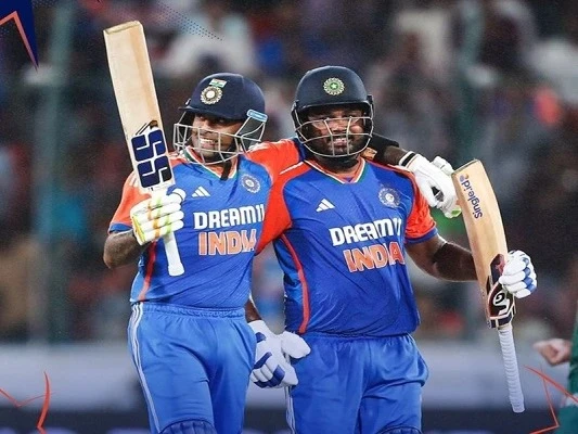 India wins 3rd T20 against Bangladesh by 133 runs, securing a 3-0 clean sweep in the series with a dominant performance in Hyderabad.