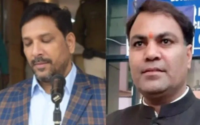 ED arrests IAS officer Sanjeev Hans and former MLA Gulab Yadav on money laundering charges in Bihar, sparking political uproar.