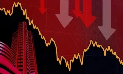Indian stock market falls as Sensex drops by 930 points and Nifty by 309 points on foreign fund outflows and global market weakness.