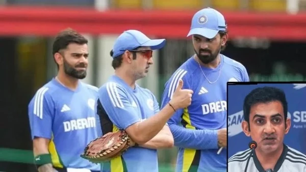 गौतम गंभीर प्रेस कॉन्फ्रेंस में केएल राहुल का समर्थन करते हुए, भारतीय क्रिकेट टीम के कोच द्वारा खिलाड़ी की फॉर्म पर टिप्पणी।