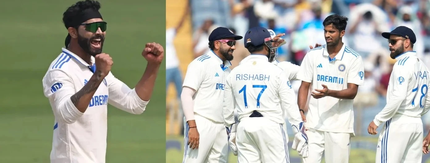 IND vs NZ 3rd Test Day 1: भारतीय गेंदबाजों का शानदार प्रदर्शन, न्यूजीलैंड की पहली पारी 235 रन पर सिमटी। रवींद्र जडेजा और वॉशिंगटन सुंदर के विकेट।
