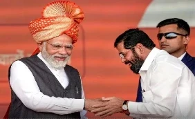 BJP praises Eknath Shinde: महाराष्ट्र में मुख्यमंत्री पद को लेकर महायुति में चल रही खींचतान आज उस वक्त खत्म हो गई, जब खुद शिवसेना