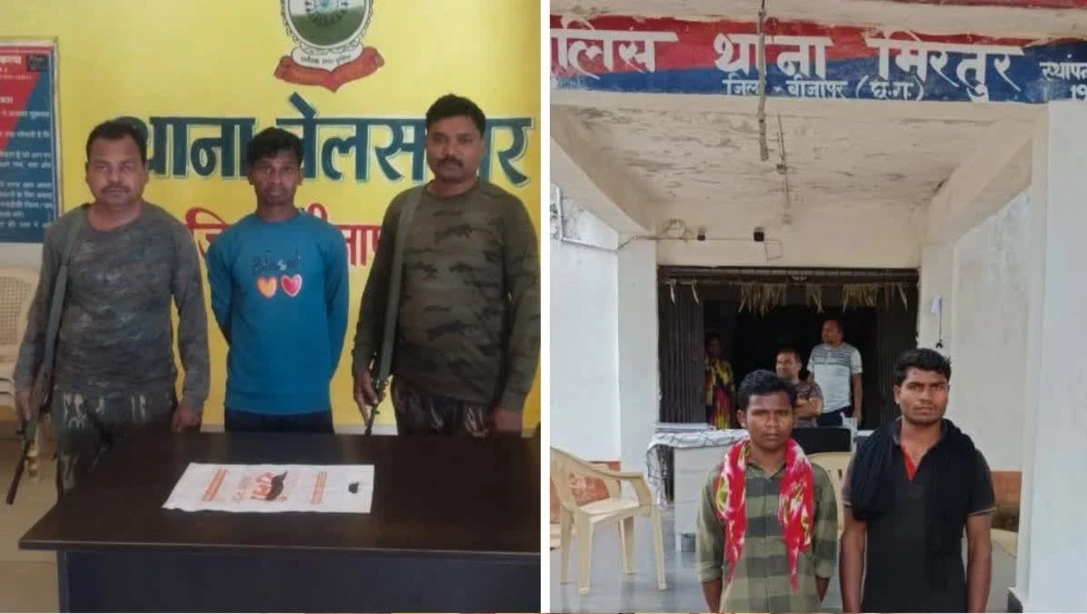In a successful operation by security forces in Bijapur, three Maoists, including an awarded Naxal commander, were arrested from the Mirtur and Nelsonsar regions. The operation was part of a special mission against Naxals in Chhattisgarh.