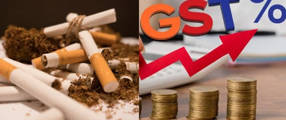 सिगरेट और तंबाकू उत्पादों पर जीएसटी दर में बढ़ोतरी की संभावना, 35% तक हो सकता है टैक्स।