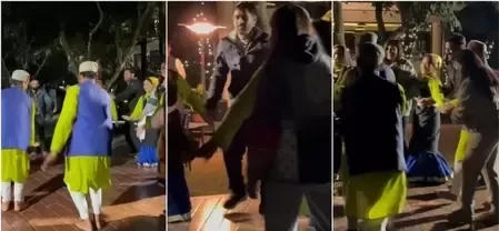 MS Dhoni dancing to hill songs, smiling and enjoying the moment, showing a rare fun-filled side of the legendary cricketer.