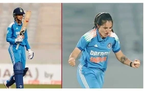 IND vs WI 1st ODI: भारतीय महिला टीम ने पहले वनडे में वेस्टइंडीज को 211 रन के बड़े अंतर से हराया। वडोदरा में खेले गए मुकाबले में स्मृति मंधाना