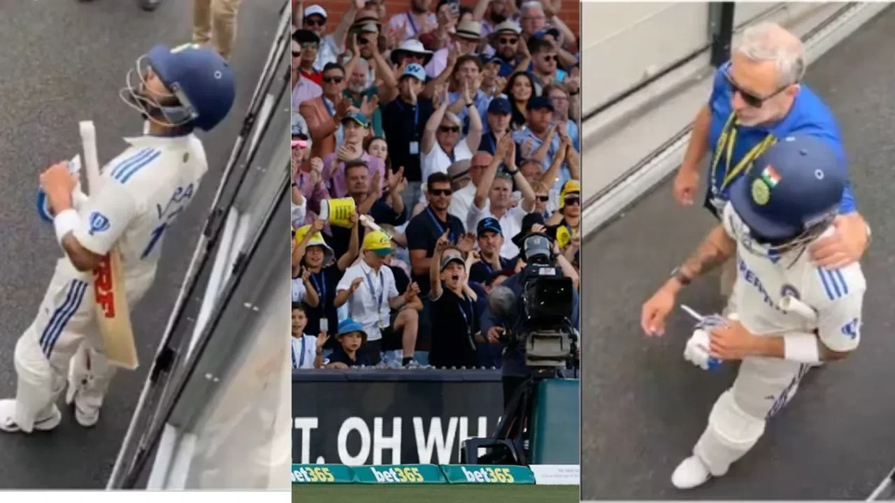 विराट कोहली का गुस्से में दर्शकों से उलझते हुए पवेलियन लौटने का वीडियो, भारत और ऑस्ट्रेलिया के चौथे टेस्ट के दूसरे दिन।