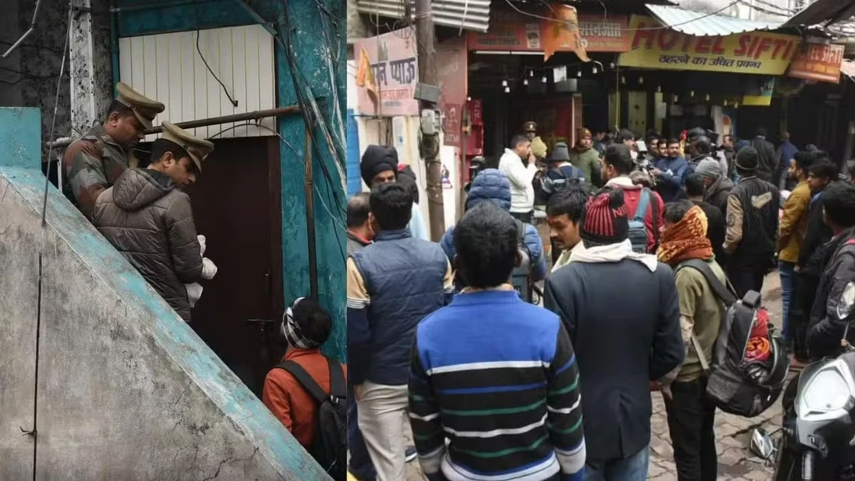 लखनऊ के होटल शरणजीत में आरोपी असद द्वारा मां और चार बहनों की हत्या की घटना। पुलिस ने आरोपी को गिरफ्तार कर लिया।
