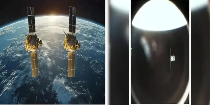 ISRO द्वारा अंतरिक्ष डॉकिंग प्रयोग के तहत दो उपग्रहों को तीन मीटर की दूरी तक लाने का परीक्षण किया गया। डॉकिंग प्रक्रिया को डेटा विश्लेषण के बाद पूरा किया जाएगा।