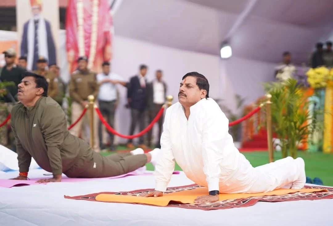 मध्यप्रदेश में सामूहिक सूर्य नमस्कार