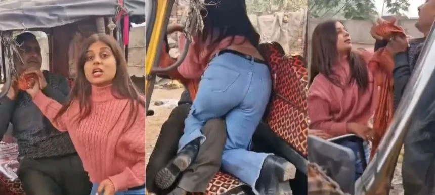 मिर्जापुर की वायरल घटना में एक युवती को ऑटो ड्राइवर के साथ मारपीट करते हुए दिखाया गया है। वीडियो में ड्राइवर को कॉलर पकड़कर घसीटते और पीटते हुए देखा जा सकता है।