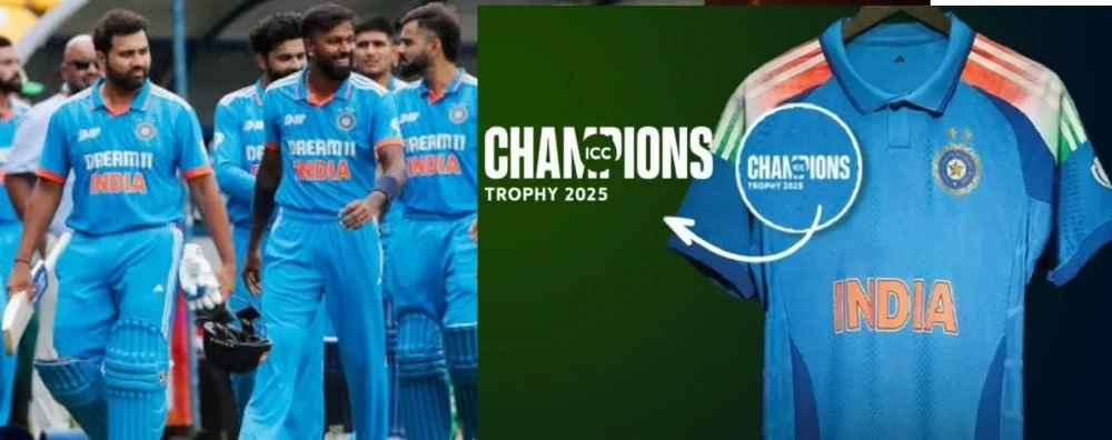 बीसीसीआई और आईसीसी के बीच चैंपियंस ट्रॉफी टूर्नामेंट में पाकिस्तान का नाम किट पर छपवाने को लेकर विवाद।