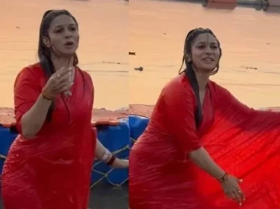 Actress Tanisha Mukherjee