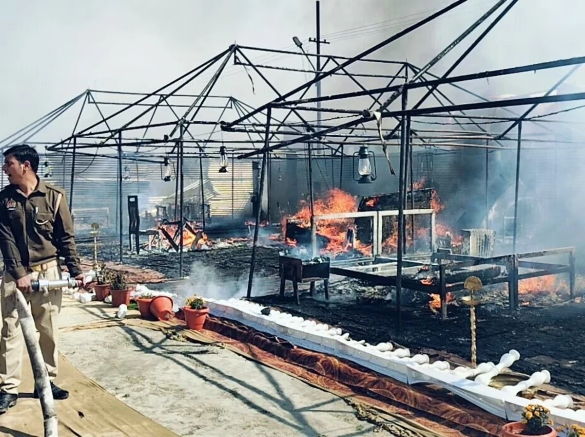 SKCON kitchen in Prayagraj mahakumbh