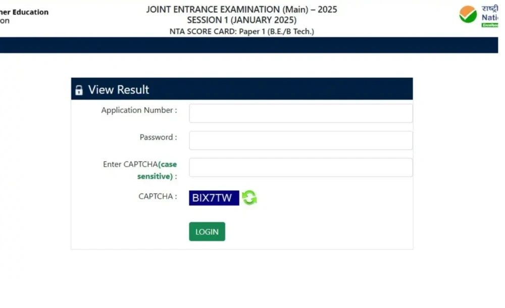 JEE Main Topper List 2025