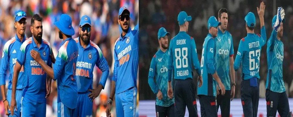 भारत और इंग्लैंड के बीच तीसरा वनडे मैच अहमदाबाद में होगा। भारत क्लीन स्वीप के लिए तैयार है जबकि इंग्लैंड ने टॉस जीतकर पहले गेंदबाजी करने का फैसला किया है।