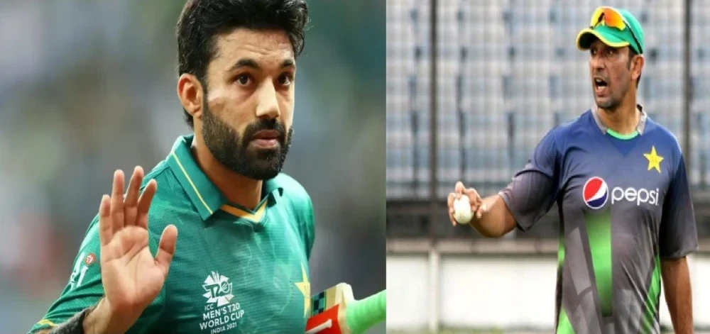 कप्तान मोहम्मद रिजवान और कोच अजहर महमूद