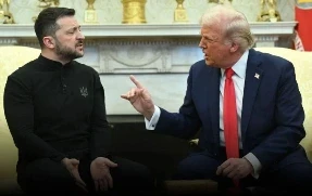 Trump Zelensky Meeting: अमेरिका दौरे पर पहुंचे यूक्रेन के राष्ट्रपति व्लादिमिर जेलेंस्की की मुलाकात अमेरिकी राष्ट्रपति डोनाल्ड ट्रंप से हुई। जैसे ही द्विपक्षीय वार्ता शुरू हुई, दोनों नेताओं के बीच बहस तेज हो गई। ट्रंप ने जेलेंस्की पर गंभीर आरोप