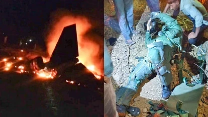 वायुसेना का जगुआर विमान क्रैश