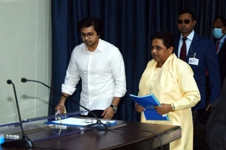 BSP-Mayawati-Aakash Anand