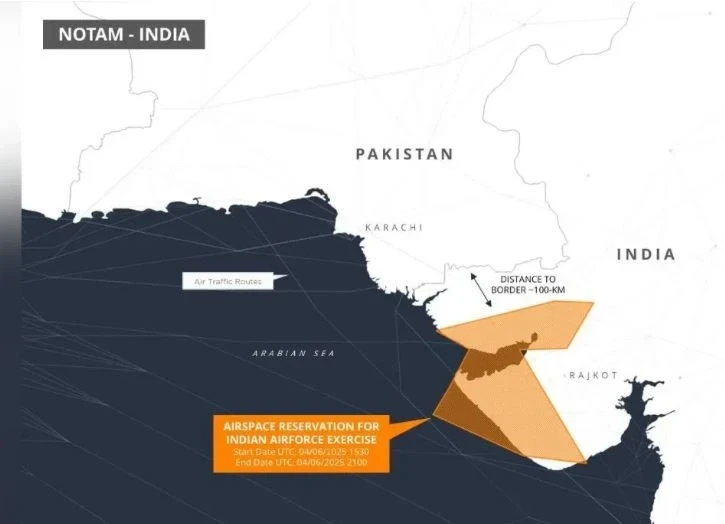 Operation Sindoor: NOTAM issued in Gujarat from Pakistan border, Rafale, Mirage 2000 and Sukhoi-30 will fly