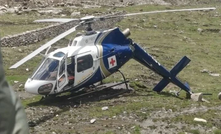 Helicopter crashes near Kedarnath, 7 people including pilot died