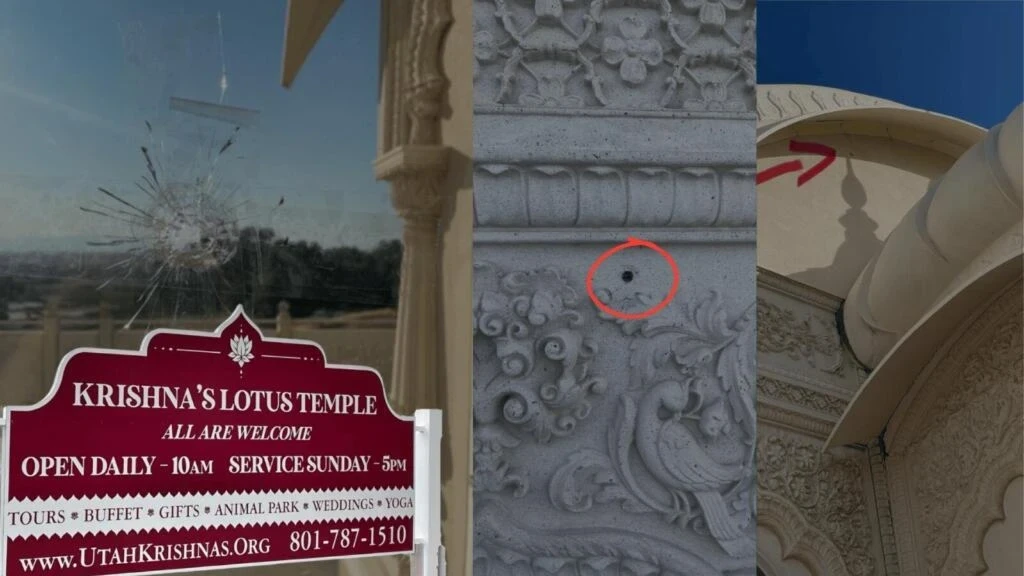 Firing at ISKCON Temple