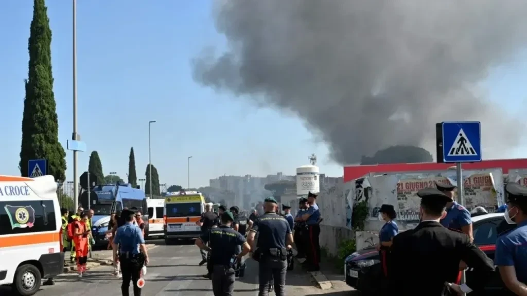 Rome Gas Station Blast
