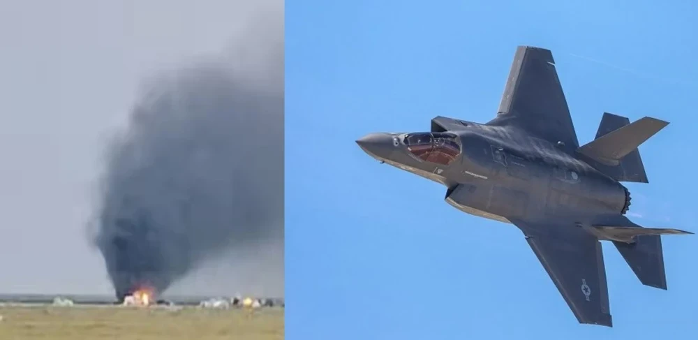 US F-35 Fighter Jet Crashes