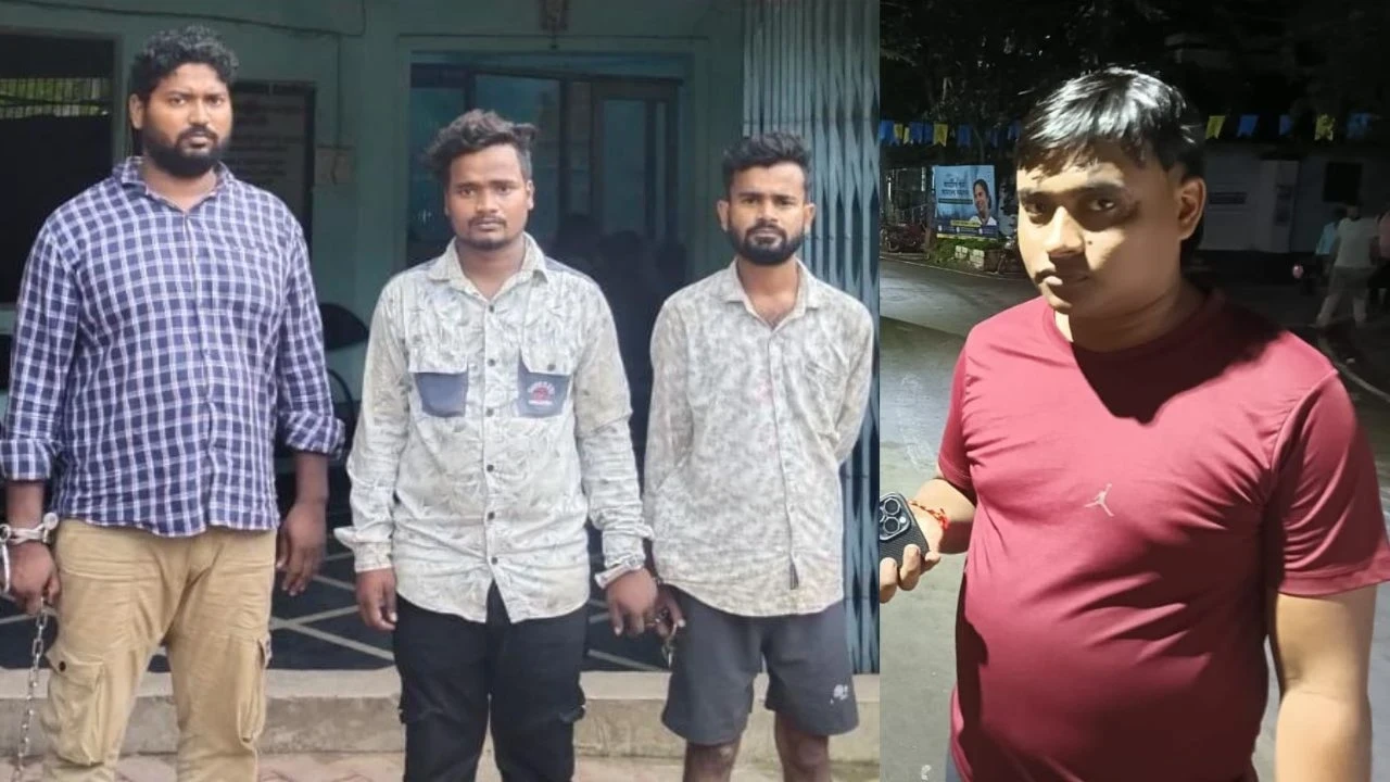 रायपुर में मोबाइल चोरी कर UPI फ्रॉड करने वाले 4 ठग कोलकाता-झारखंड से गिरफ्तार, पुलिस ने कांवड़िया भेष में रेड मारी। (Raipur mobile theft and UPI fraud: 4 arrested from Kolkata-Jharkhand in Kanwariya disguise.)