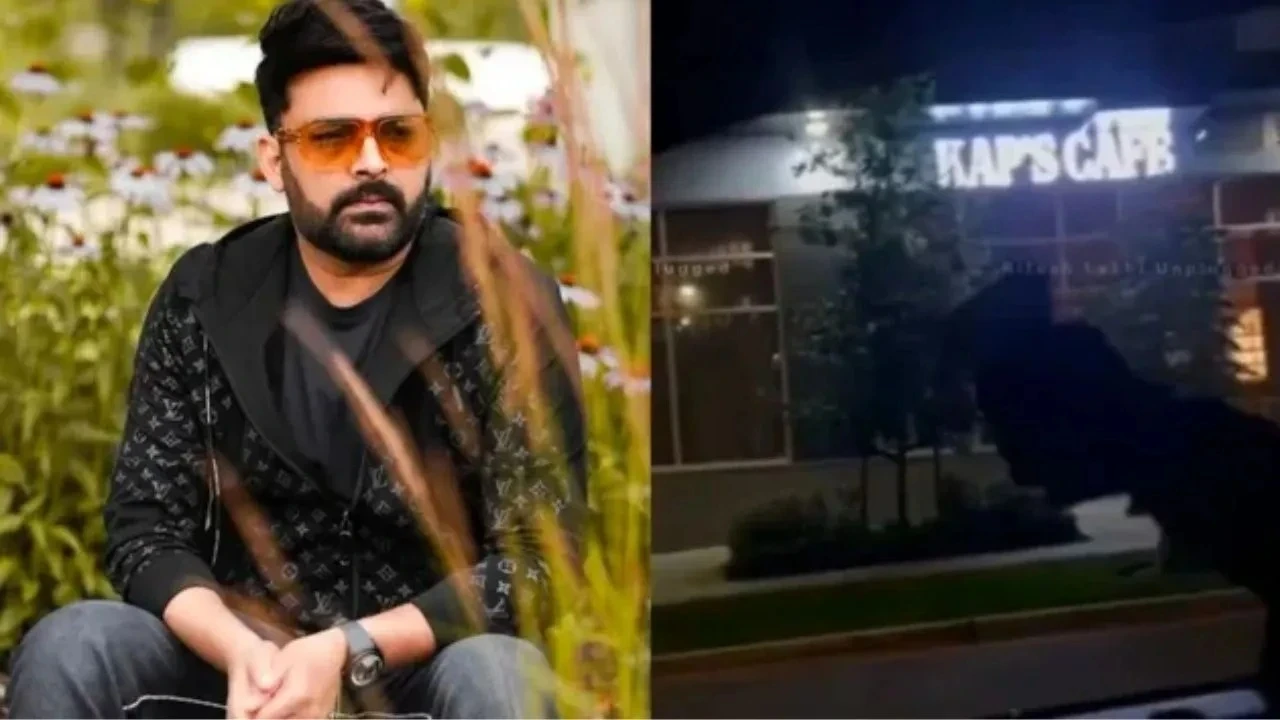 कनाडा के सरे में कपिल शर्मा के कैप्स कैफे पर फायरिंग, गोल्डी-लॉरेंस गैंग ने दी मुंबई हमले की धमकी। (Firing at Kapil Sharma’s Kaps Cafe in Surrey, Canada, with Mumbai attack threat by Goldie-Lawrence gang.)