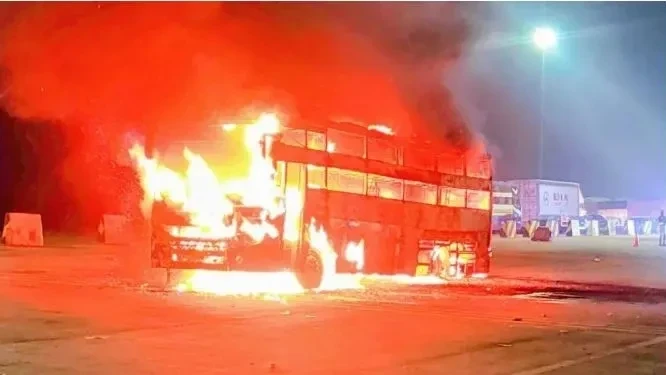 Luckow Bus Fire