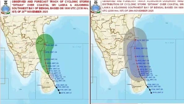 Cyclonic Storm DITWAH