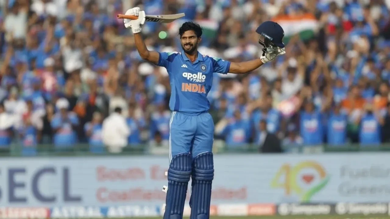 Ruturaj Gaikwad's first ODI century