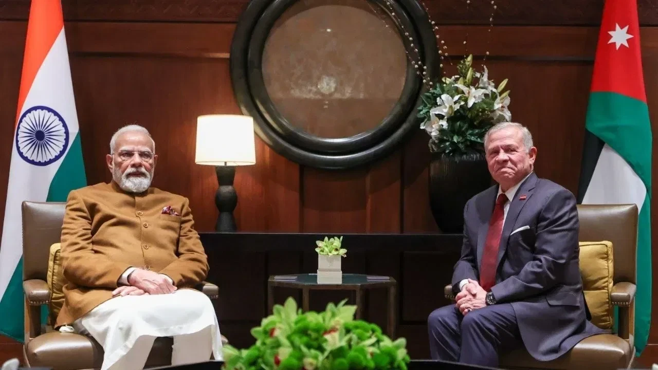 PM Modi in Jordan