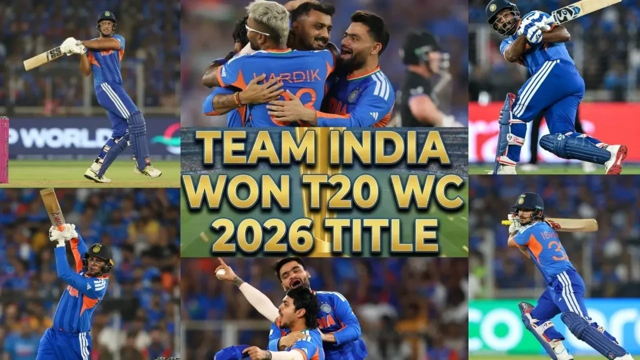 India won T20 WC 2026 Title
