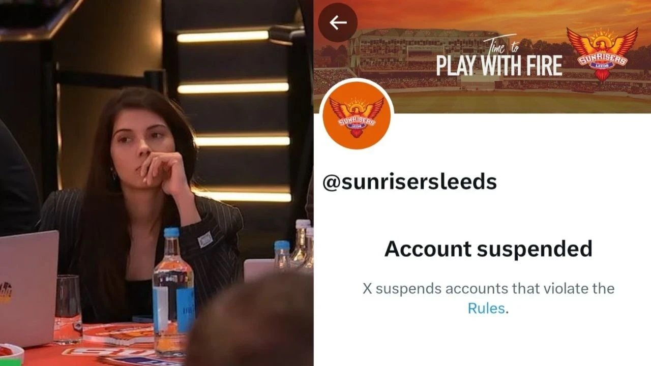 Sunrisers Leeds X account suspended