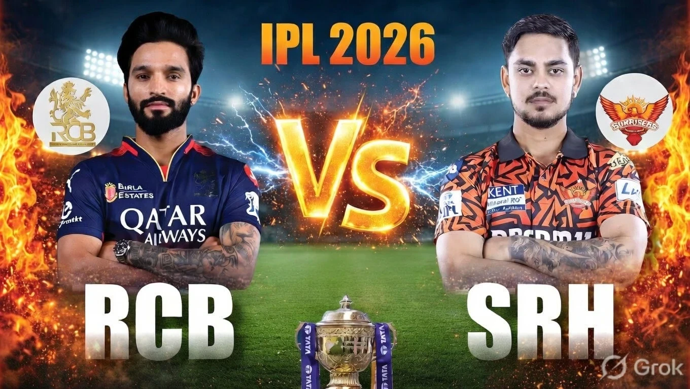 RCB vs SRH IPL 2026