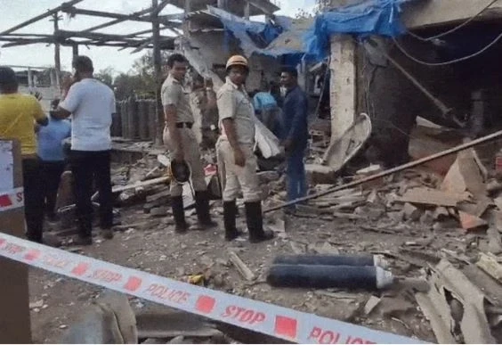 Silvassa Godown Cylinder Blast