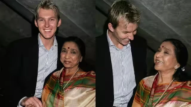 आशा भोसले की मुस्कुराती हुई तस्वीर, महान भारतीय गायिका को श्रद्धांजलि