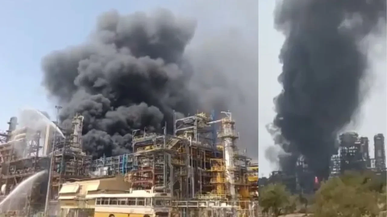 Rajasthan Pachpadra Refinery Fire