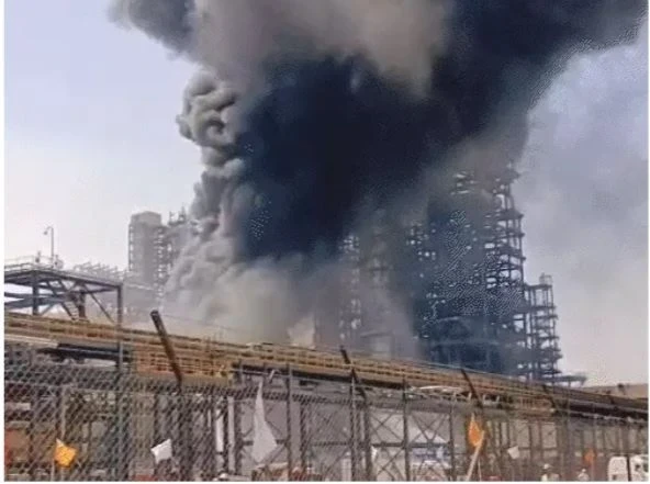Rajasthan Pachpadra Refinery Fire Accident