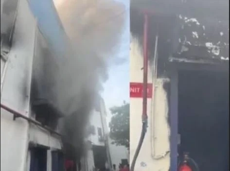 Ahmedabad, Factory Fire, Sanjay Nagar, Chhapra Extension
