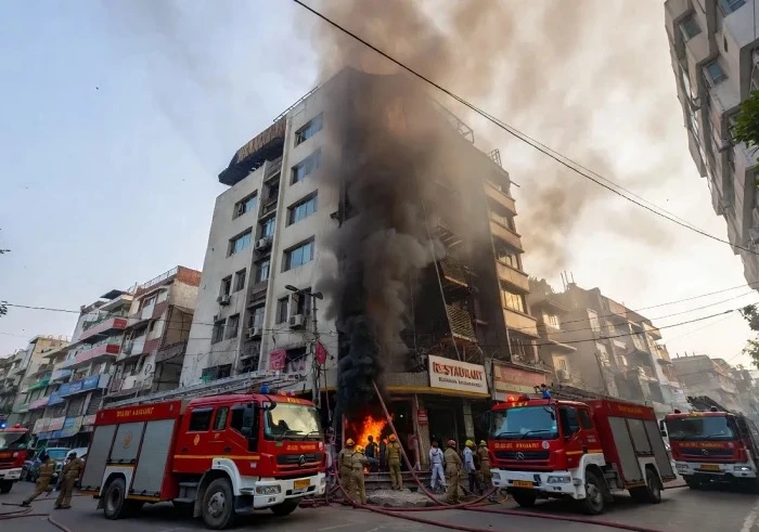 Delhi fire incident