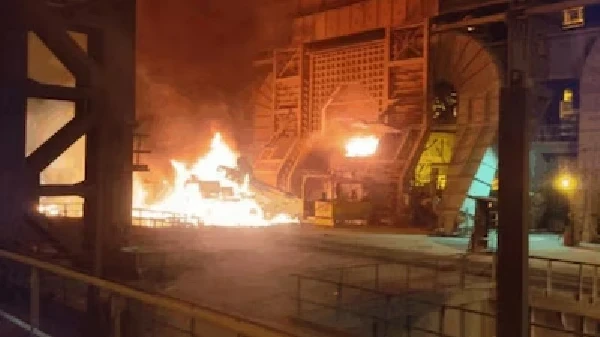 Vizag Steel Plant Fire