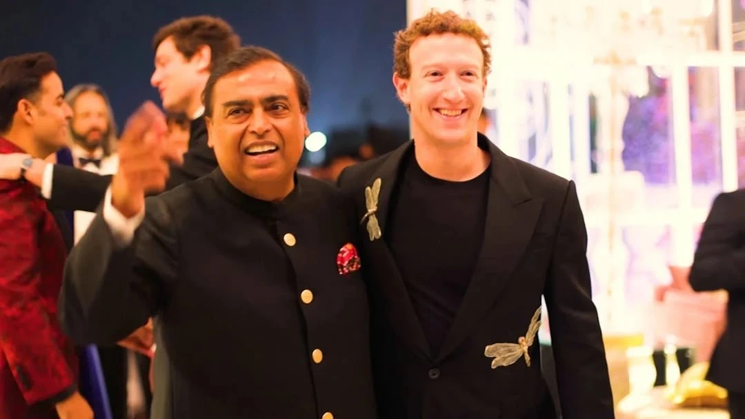 Ambani and Zuckerberg