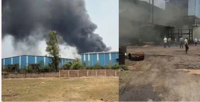 Chhattisgarh, Raipur, Oil Factory Fire, Urla Industrial Area, Porwal Oil Factory