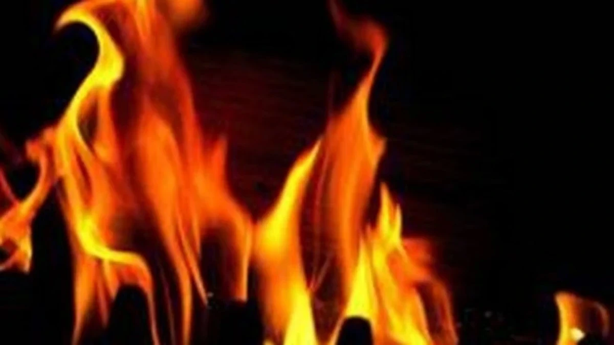 fire in bus