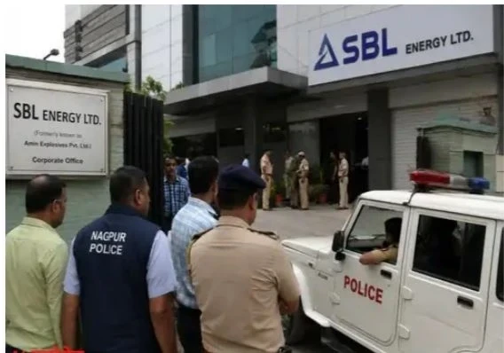 Nagpur Factory Blast, SBL Energy , Nagpur Police raid in Devendranagar