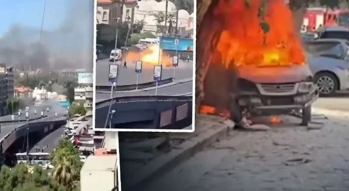Car blast outside Macron hotel , Damascus, President Emmanuel Macron safe,Syria